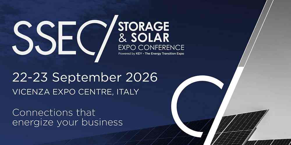 CONTO ALLA ROVESCIA PER “SSEC – STORAGE & SOLAR EXPO CONFERENCE”: VICENZA PUNTO D’INCONTRO DELLA FILIERA