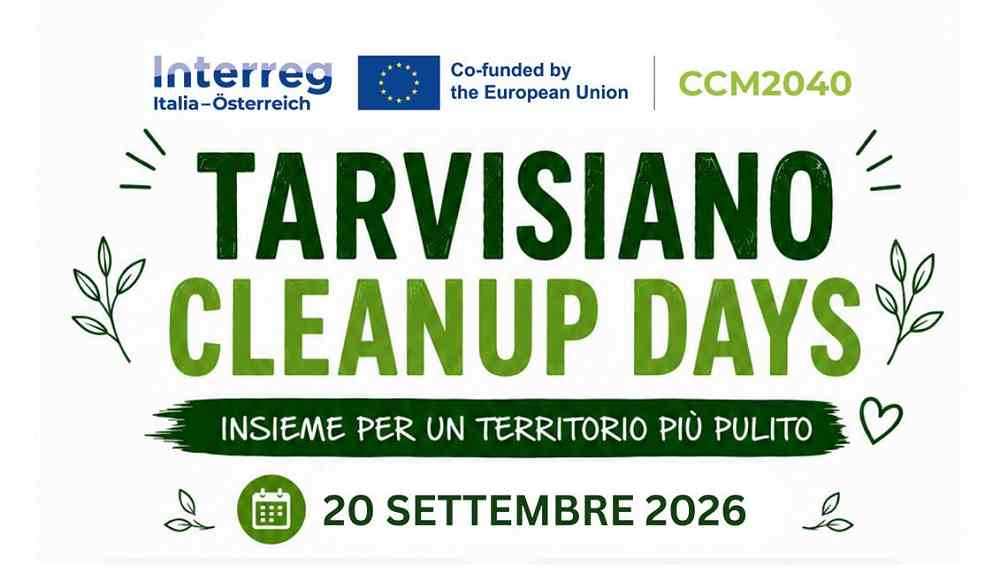 TARVISIANO CLEANUP DAYS: il 20 settembre, una giornata dedicata alla pulizia e alla raccolta in zone pubbliche e naturali