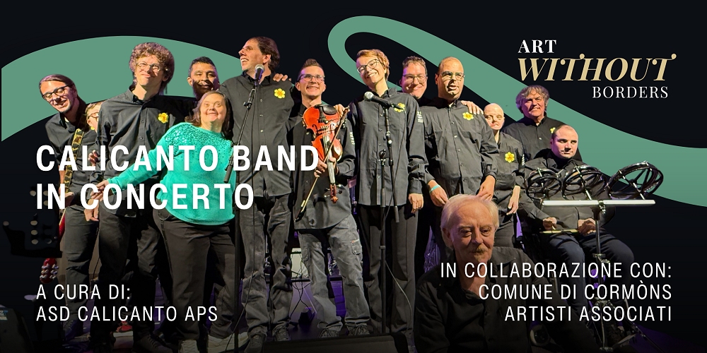 “Art Without Borders”: martedì 20 ottobre la Calicanto Band chiude il festival nel segno della musica e della partecipazione