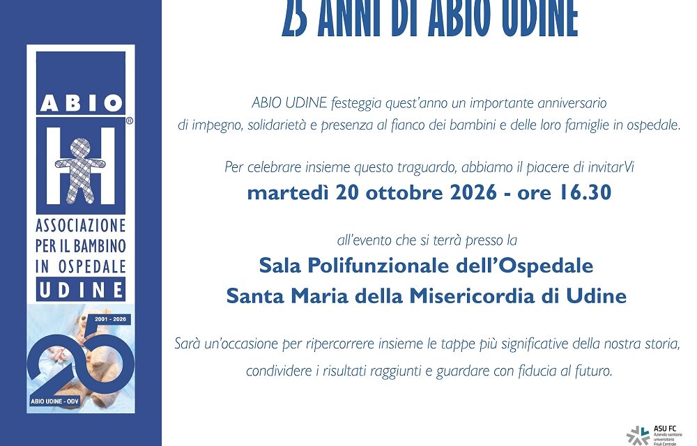 25 anni di ABIO UDINE
