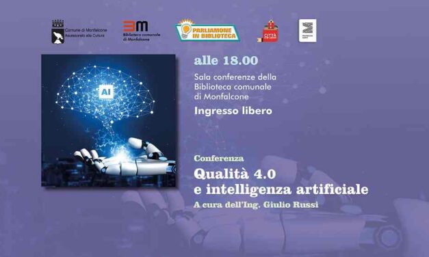 Qualità 4.0 e intelligenza artificiale: una conferenza in Biblioteca a Monfalcone