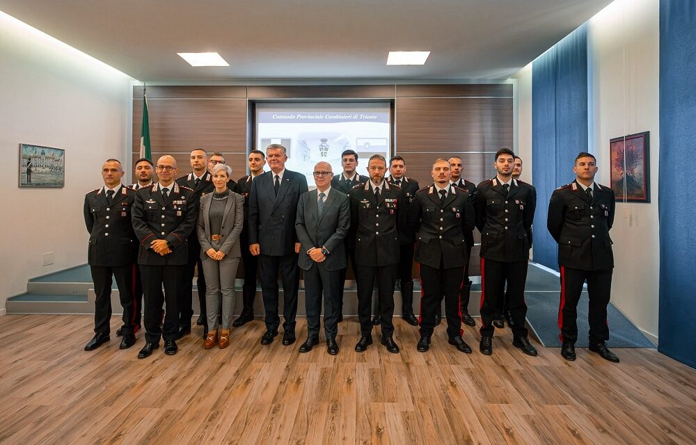 CONCLUSO IL CORSO DI LINGUA SLOVENA PER 15 CARABINIERI DEL COMANDO PROVINCIALE CARABINIERI DI TRIESTE