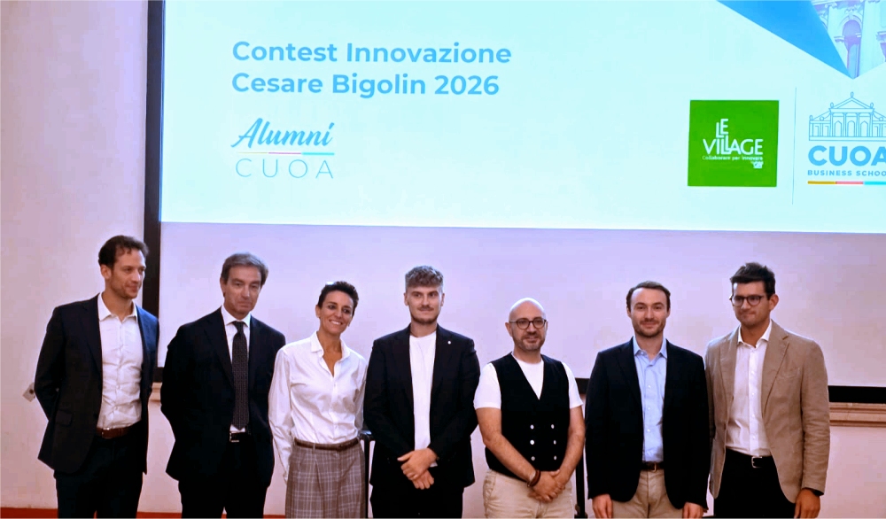 Concluso il Contest Cesare Bigolin 2026 promosso da CUOA Business School e Le Village by CA Triveneto: individuate le migliori idee imprenditoriali e startup che hanno ottenuto incentivi all’innovazione