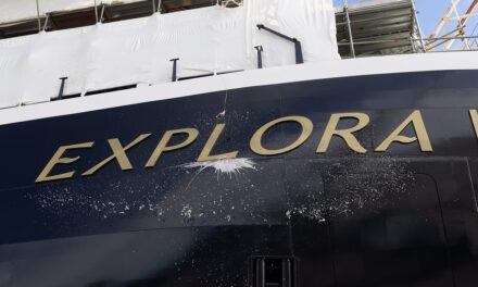 DOPPIO EVENTO EXPLORA JOURNEYS E FINCANTIERI A SESTRI PONENTE: VARO DI EXPLORA V E CERIMONIA DELLA MONETA DI EXPLORA VI