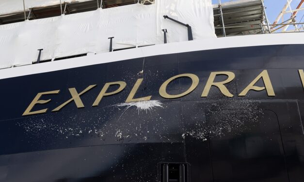 DOPPIO EVENTO EXPLORA JOURNEYS E FINCANTIERI A SESTRI PONENTE: VARO DI EXPLORA V E CERIMONIA DELLA MONETA DI EXPLORA VI