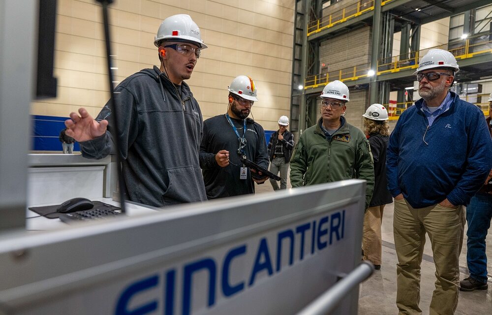 FINCANTIERI: IL SEGRETARIO AD INTERIM DELLA MARINA STATUNITENSE VISITA I CANTIERI DEL WISCONSIN