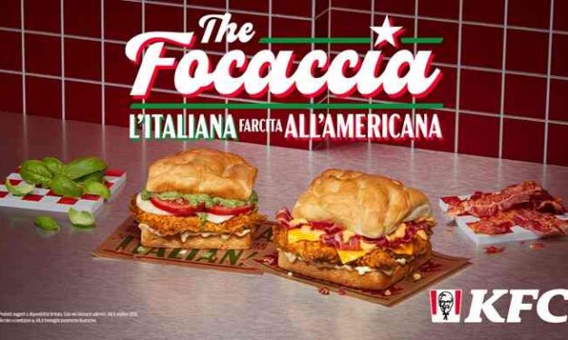 KFC METTE IL POLLO FRITTO NELLA FOCACCIA: ARRIVA THE FOCACCIA, L’INCONTRO TRA ATTITUDE AMERICANA E GUSTO ITALIANO