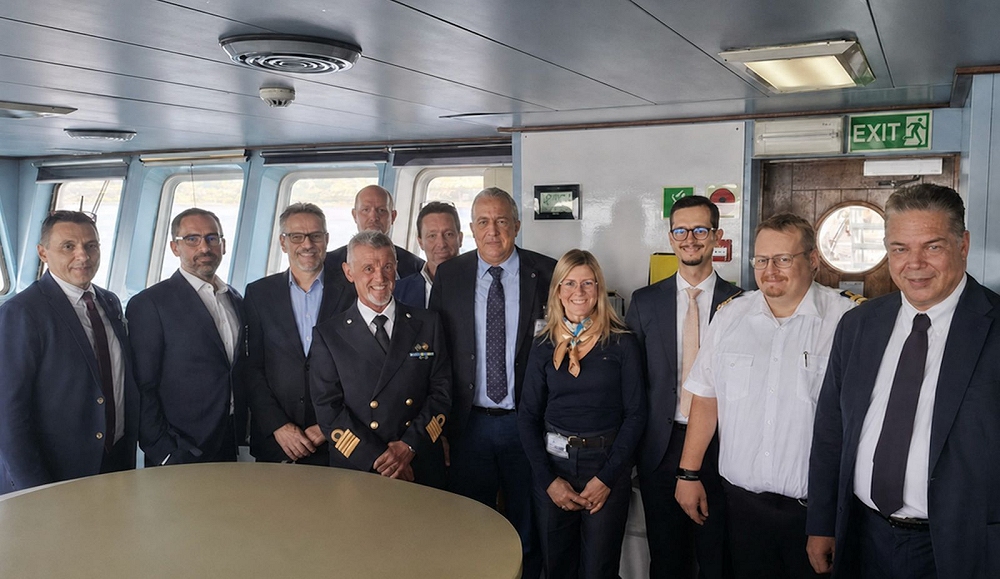RADDOPPIO AUTOSTRADA DEL MARE DFDS TRIESTE-DAMIETTA: CERIMONIA A BORDO DELLA M/N ARK FUTURA PER L’AVVIO DEL SERVIZIO