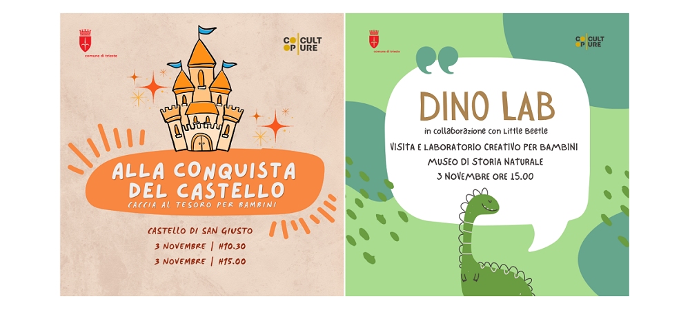 SAN GIUSTO NEI MUSEI: CACCIA AL TESORO AL CASTELLO DI SAN GIUSTO E DINOLAB AL MUSEO DI STORIA NATURALE, TRA SCOPERTA E DIVERTIMENTO PER I PIÙ PICCOLI