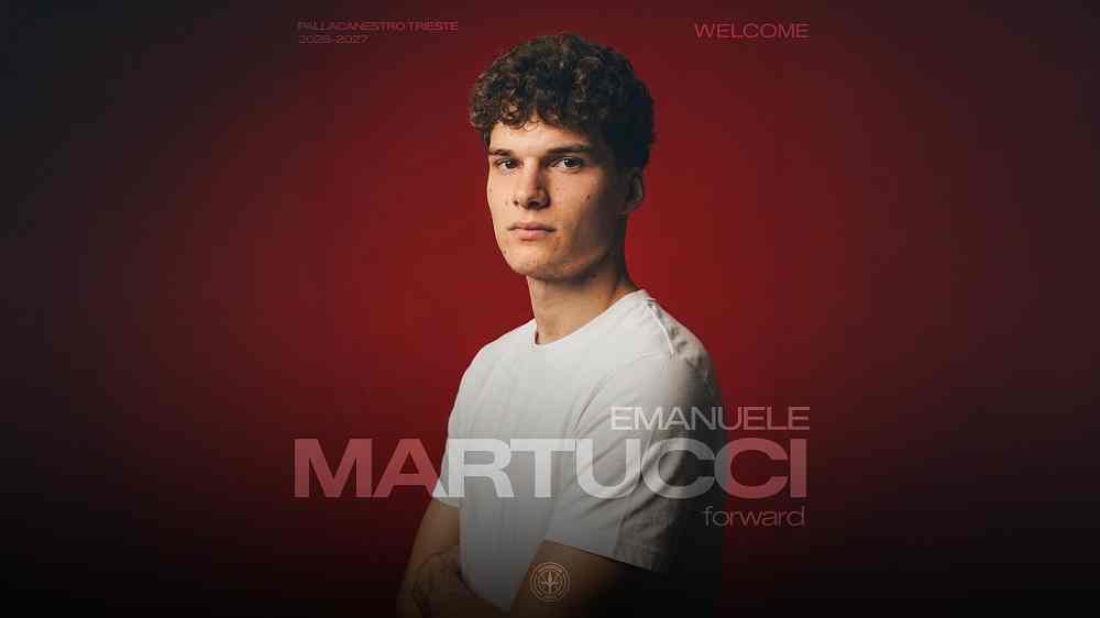 EMANUELE MARTUCCI FIRMA CON PALLACANESTRO TRIESTE