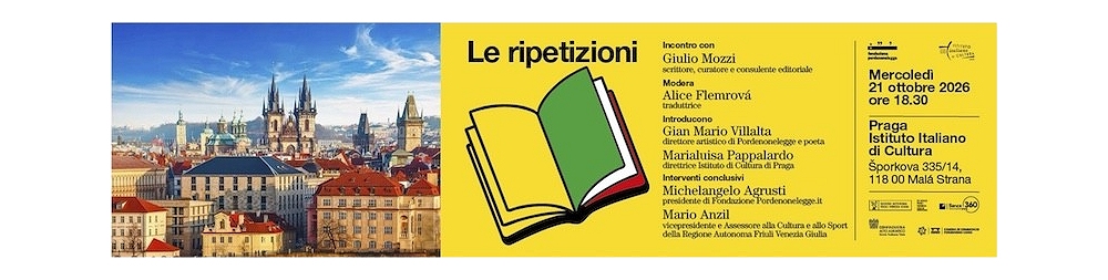 PORDENONELEGGE: la 27ª edizione chiude a PRAGA