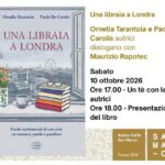 Ornella Tarantola e Paola De Carolis presentano all’Antico Caffè San Marco il loro libro “Una libraia a Londra”