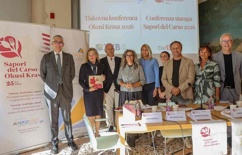 PRESENTATA LA 25ª EDIZIONE DELLA MANIFESTAZIONE ENOGASTRONOMICA “I SAPORI DEL CARSO”
