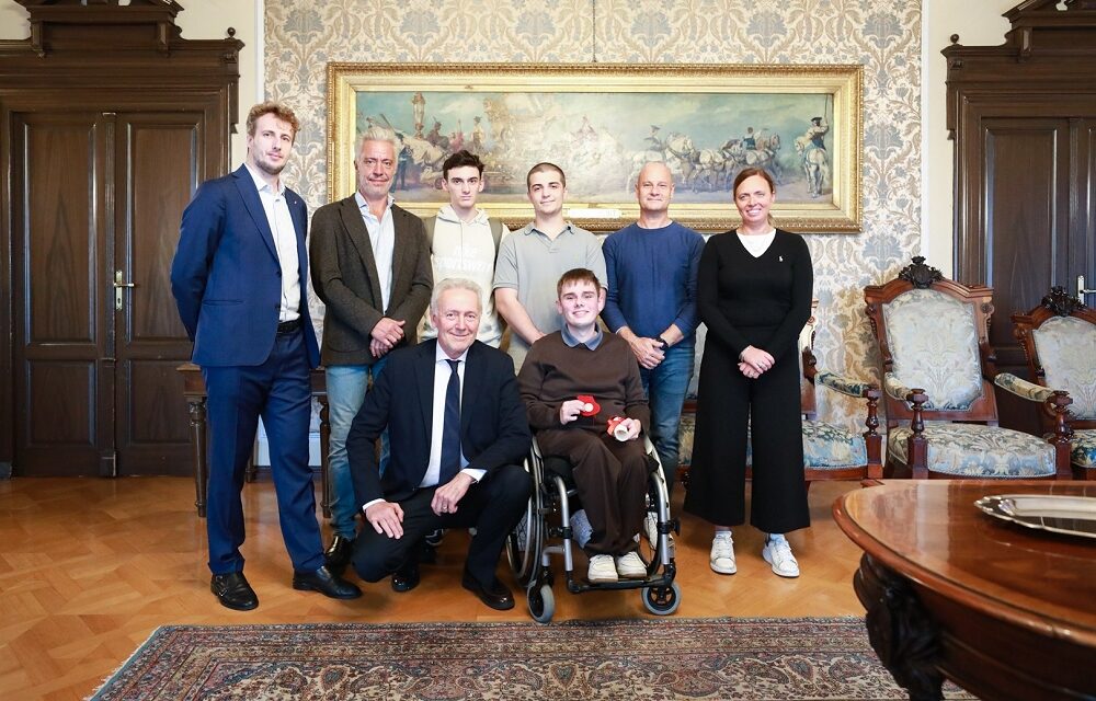 CONFERITO IL SIGILLO D’ARGENTO ALL’ATLETA PARALIMPICO TOMMASO STAREC