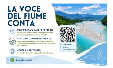 SONDAGGIO SUL VALORE ATTRIBUITO AI FIUMI TAGLIAMENTO E NONCELLO: AVVIATA UN’INDAGINE PARTECIPATIVA NELL’AMBITO DEL PROGETTO “CARTA DEI VALORI”