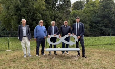 STEELOSA® APPRODA A PORDENONE: AL PARCO DEL SEMINARIO IL SIMBOLO DEL RICICLO INFINITO DELL’ACCIAIO