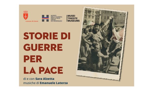 “STORIE DI GUERRE PER LA PACE”: VENERDÌ 30 OTTOBRE ALLE 17.30 PRIMA RAPPRESENTAZIONE AL MUSEO “DIEGO DE HENRIQUEZ”