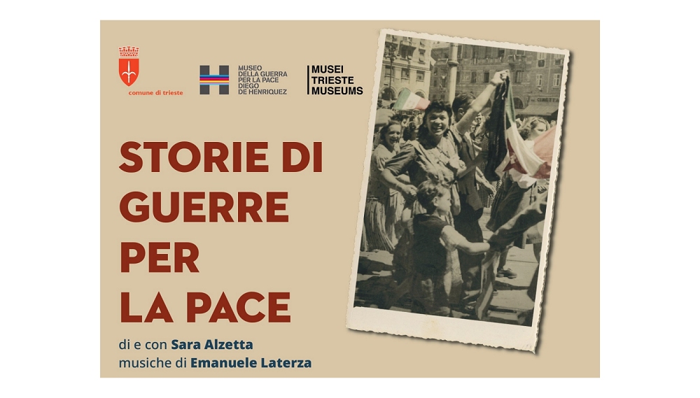 “STORIE DI GUERRE PER LA PACE”: VENERDÌ 30 OTTOBRE ALLE 17.30 PRIMA RAPPRESENTAZIONE AL MUSEO “DIEGO DE HENRIQUEZ”