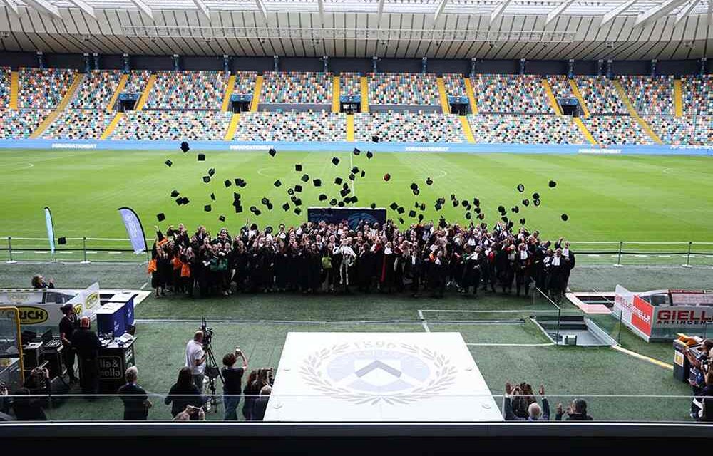 IN 6000 ALLO STADIO PER IL SESTO GRADUATION DAY DELL’UNIVERSITÀ DI UDINE